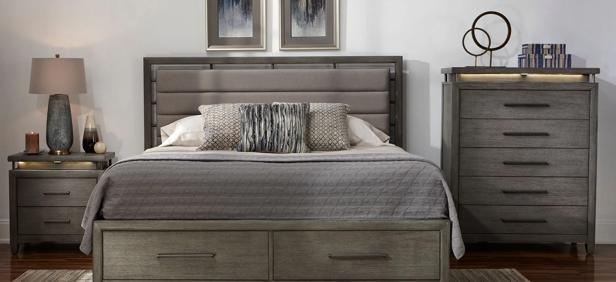 San Clemente Bedroom Chest in Gray by Davis Intl.