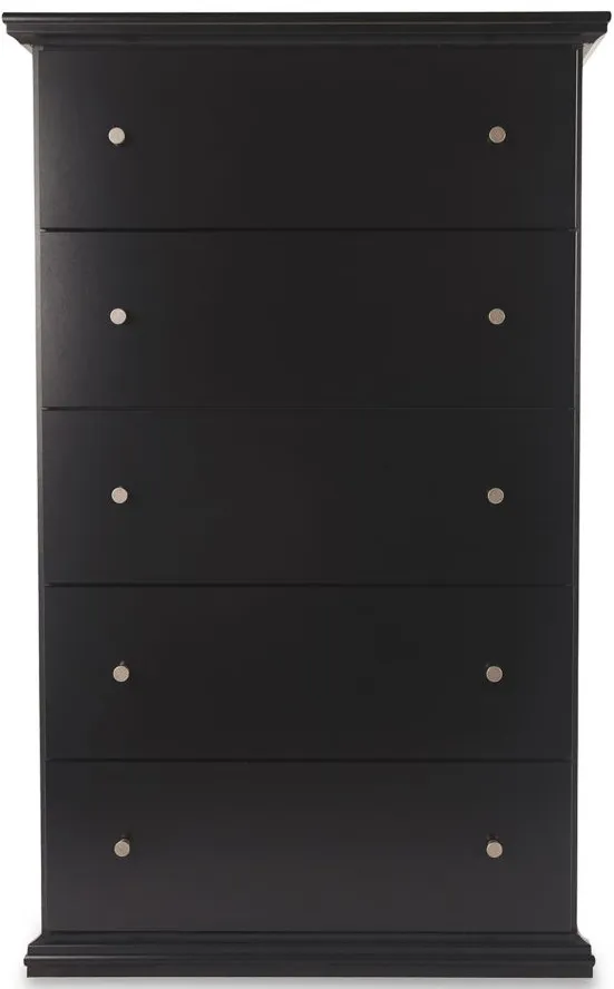 Adele Bedroom Chest in Black by Ashley Furniture