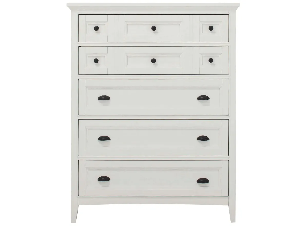 Ivy Ridge Drawer Chest in Chalk White by Magnussen Home