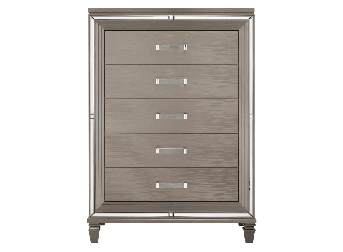 Selena Bedroom Chest in Champagne Gray by Bellanest