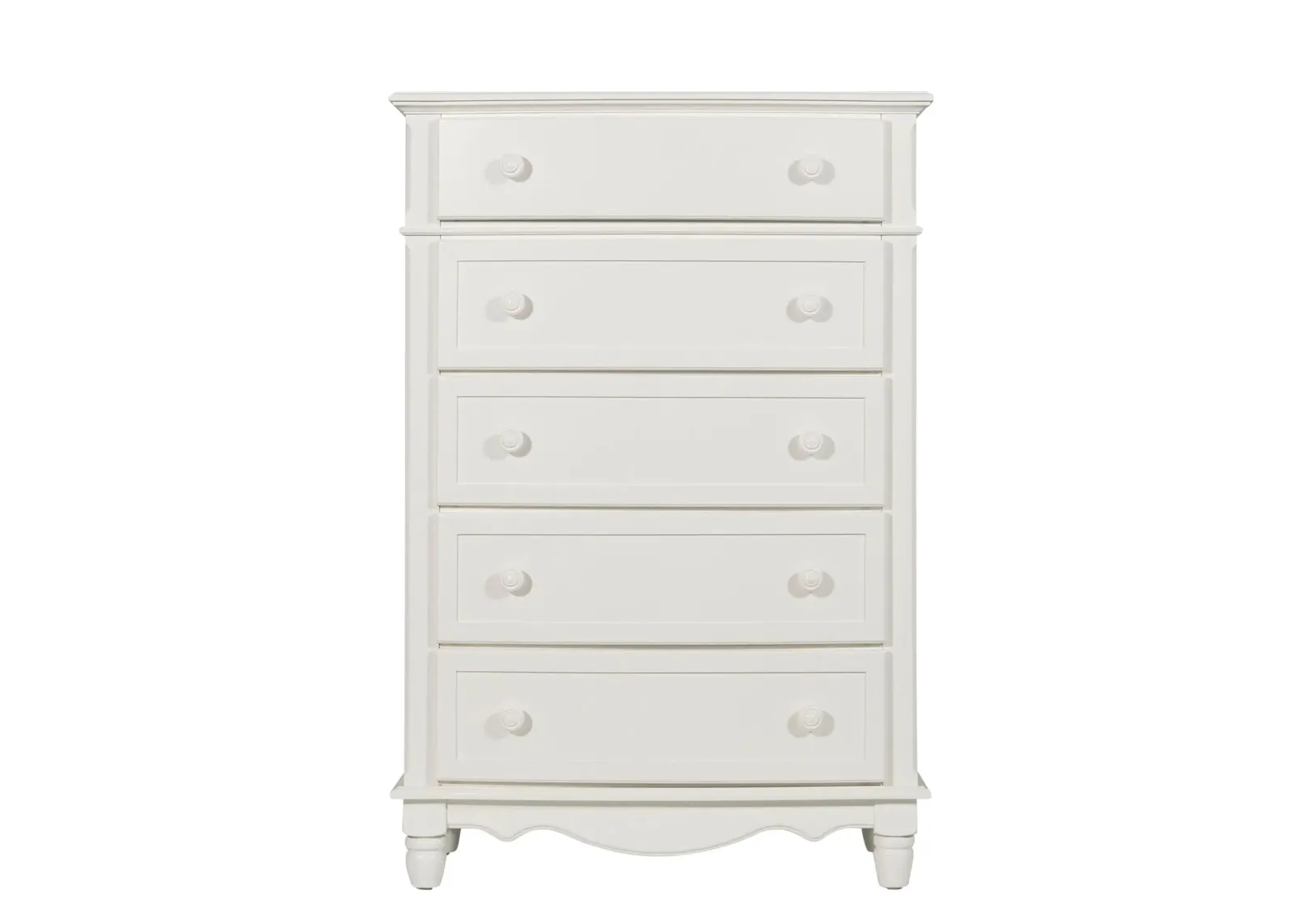 Willow Point Small Bedroom Chest in White by Homelegance