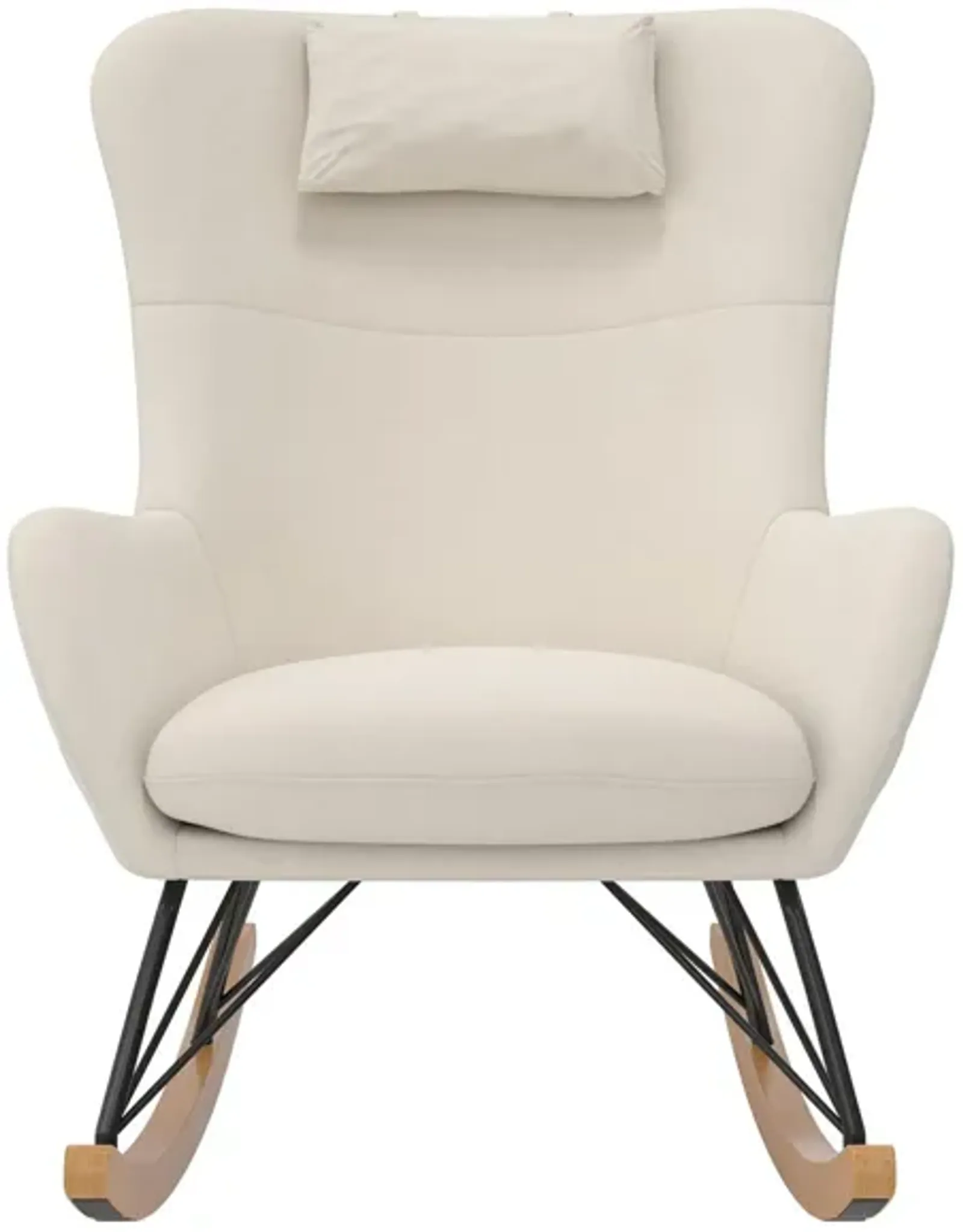 Robbie Rocker Accent Chair with Storage Pockets