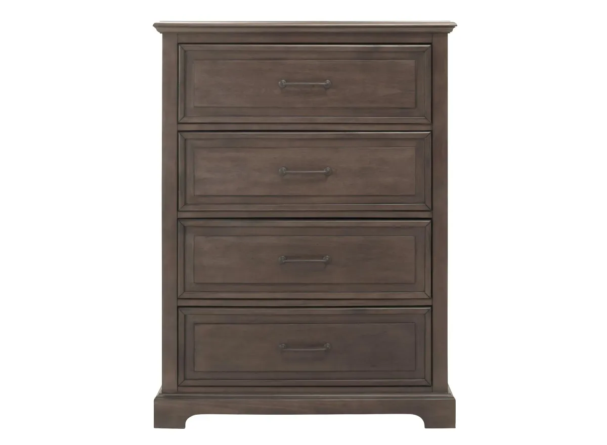 Kieran Bedroom Chest in Driftwood Gray by Bellanest