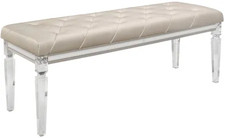 Paris Bench in Champagne by Global Furniture Furniture USA