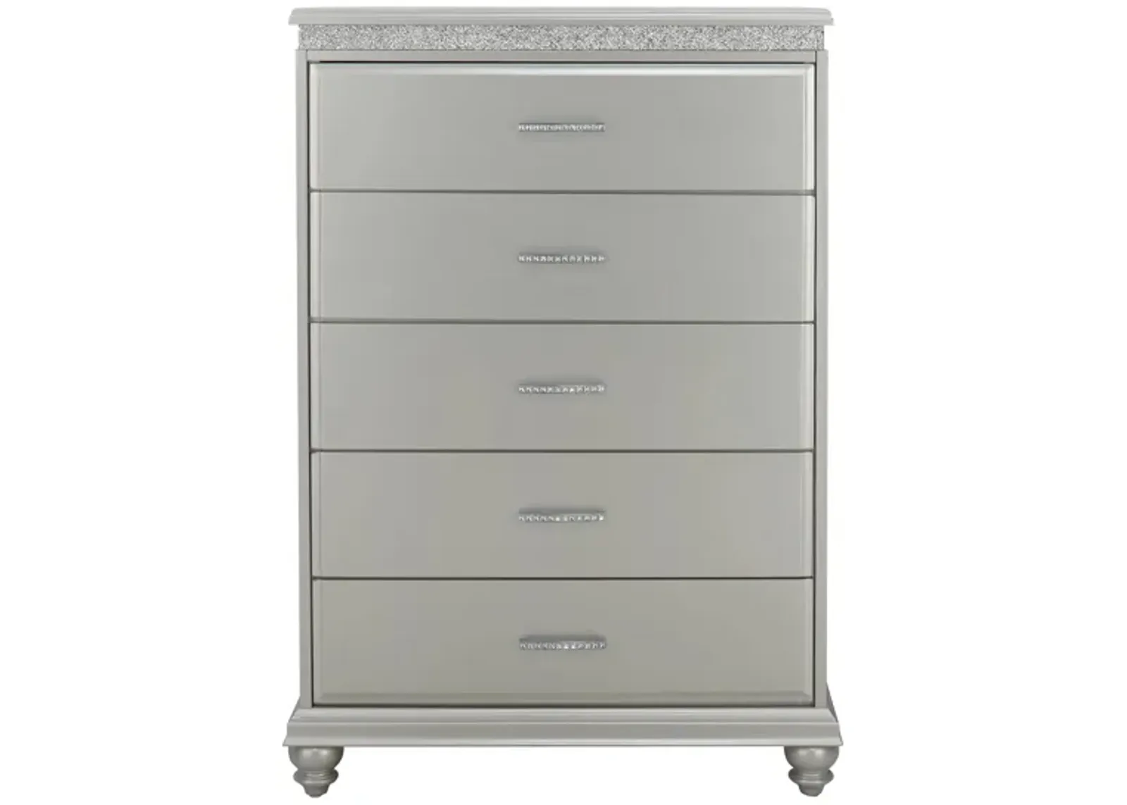 Amina Bedroom Chest in Silver by Crown Mark