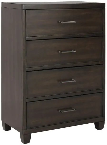 Kade Chest in Charcoal Gray by Hillsdale Furniture