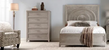 Montara Bedroom Chest in Washed Taupe Silver Champagne by Liberty Furniture