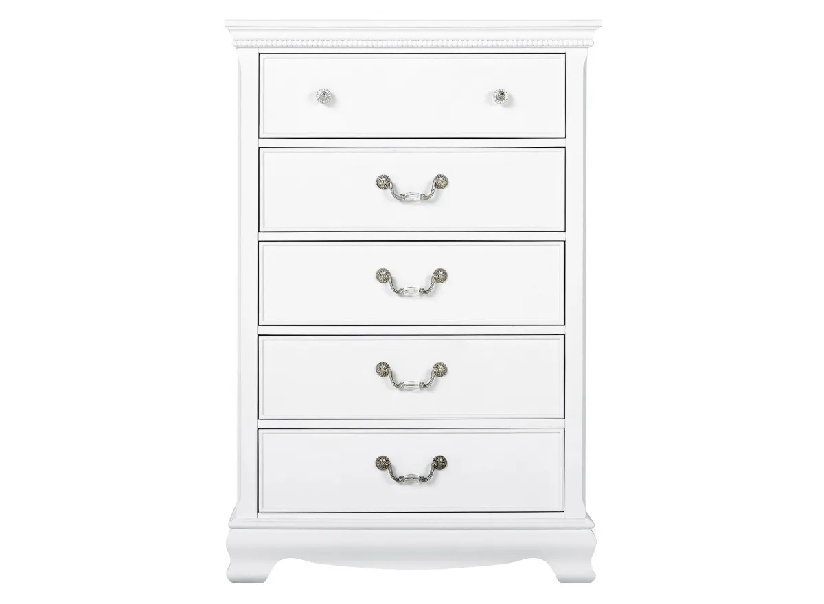 Winnie Bedroom Chest in White by Bellanest