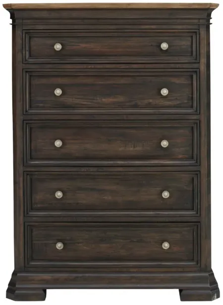 Kingshill Bedroom Chest in Ebony Grey by Napa Furniture Design