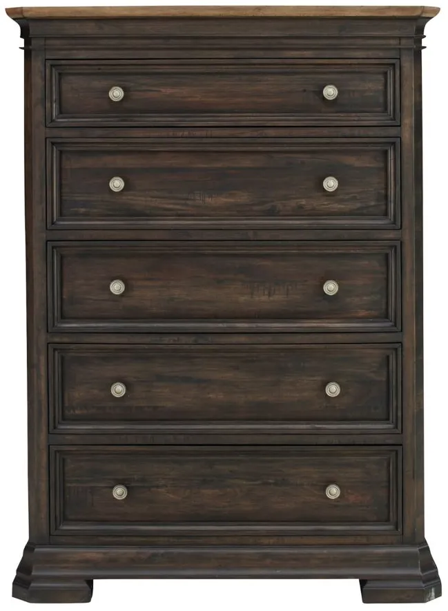 Kingshill Bedroom Chest in Ebony Grey by Napa Furniture Design