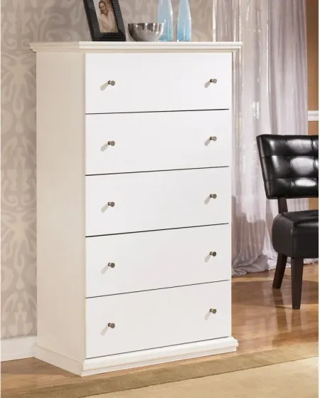 Adele Bedroom Chest in White by Ashley Furniture