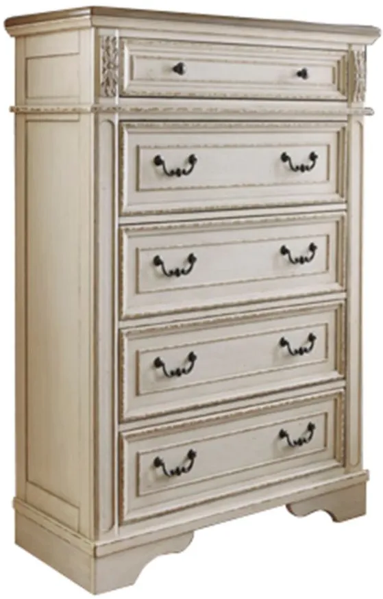 Libbie Bedroom Chest in Two-Tone by Ashley Furniture