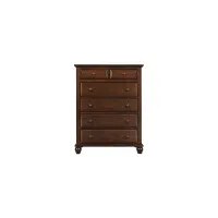 Clarion Bedroom Chest in Brown Cherry by Bellanest
