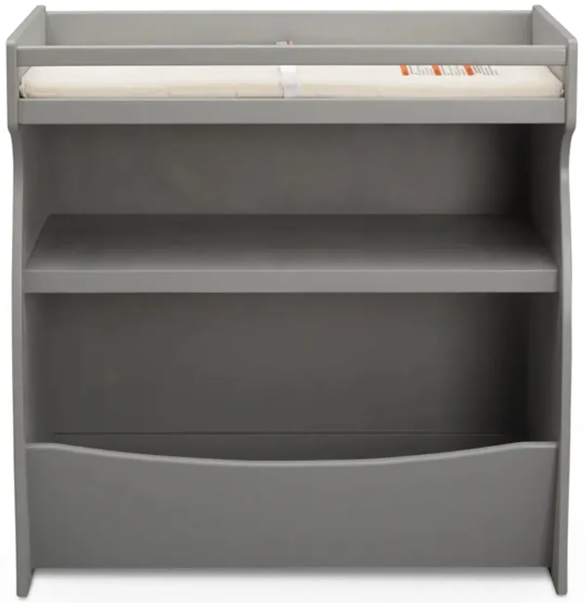 Gateway 2-in-1 Changing Table & Storage Unit by Delta Children in Gray by Delta Children