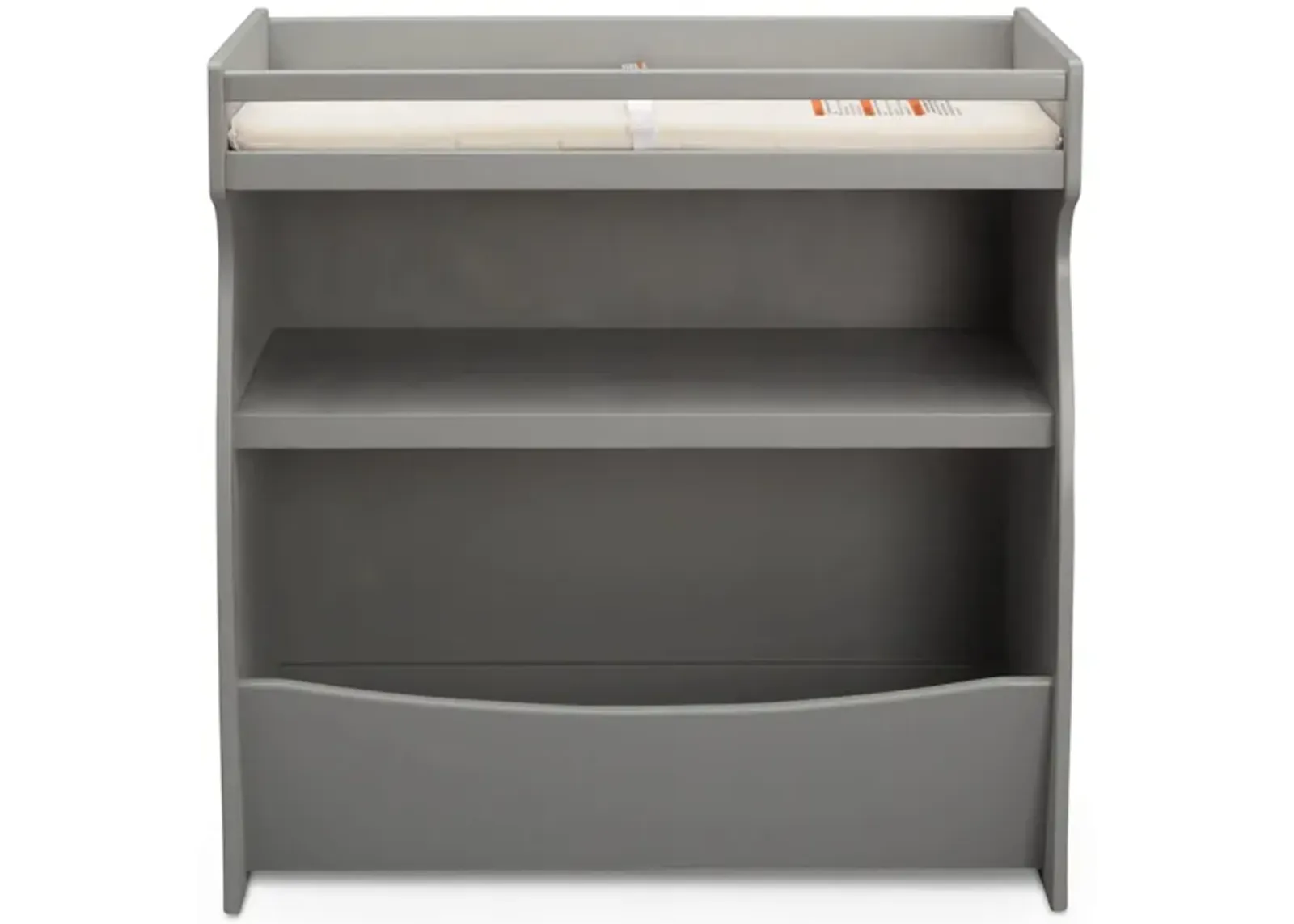 Gateway 2-in-1 Changing Table & Storage Unit by Delta Children in Gray by Delta Children