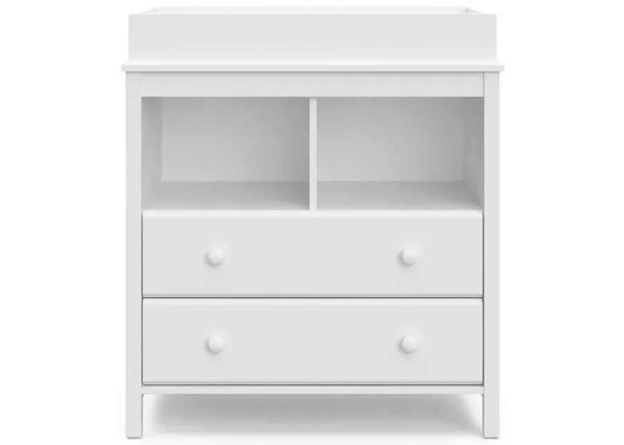 Alpine 2-Drawer Changing Chest in White by Bellanest