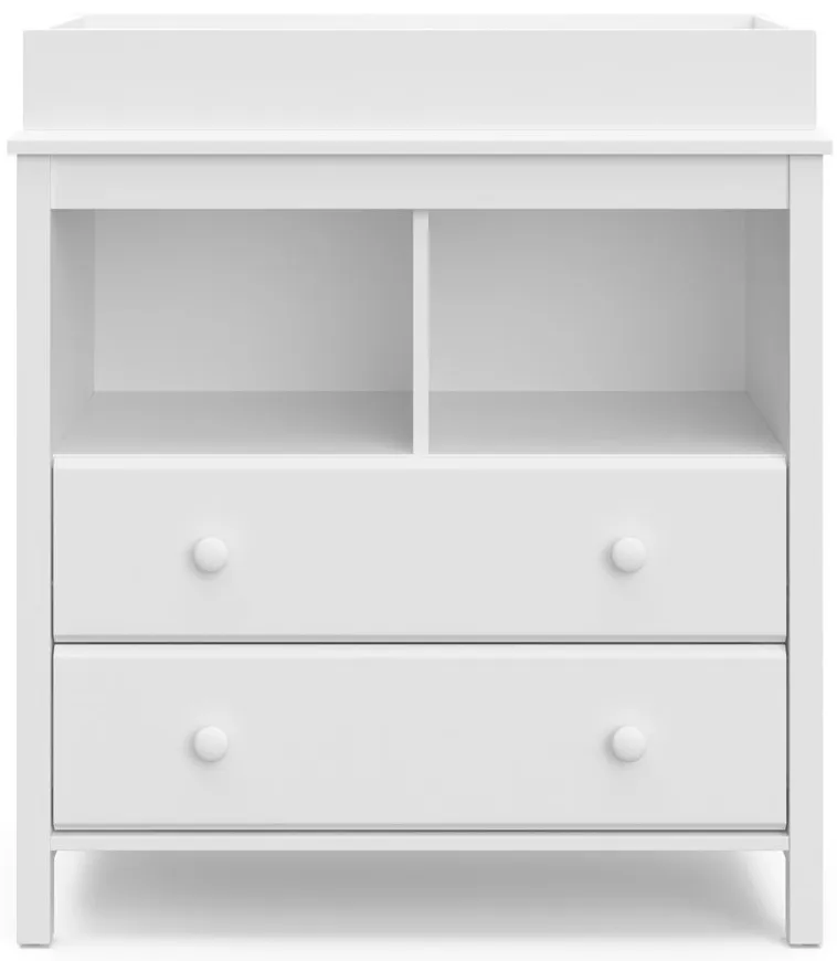 Alpine 2-Drawer Changing Chest in White by Bellanest