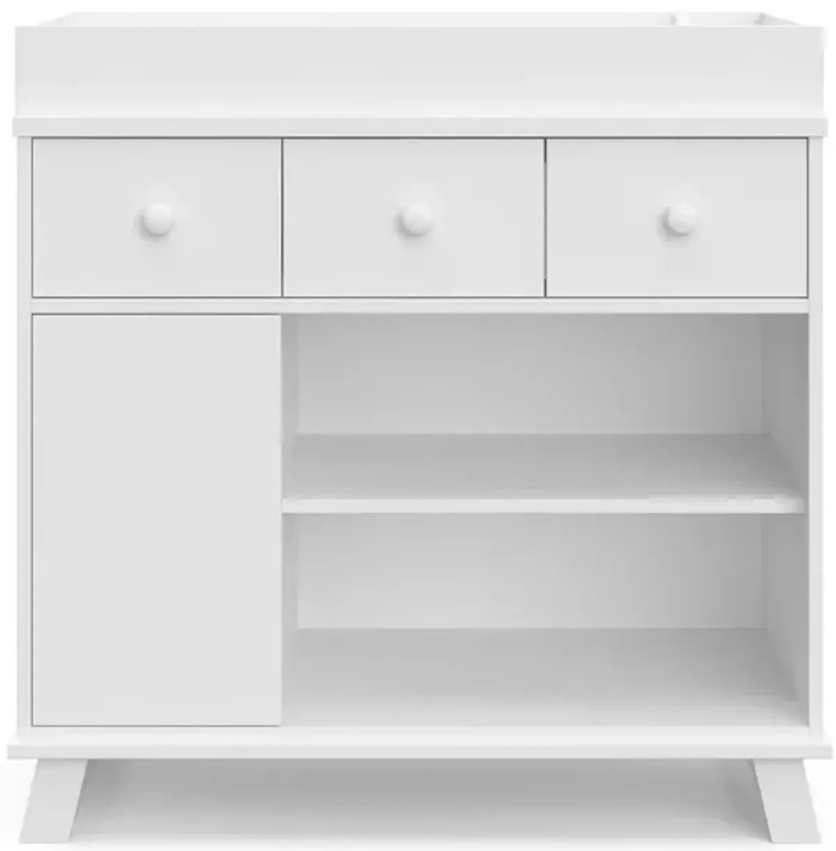 Mod 2-Drawer Changing Chest in White and White by Bellanest