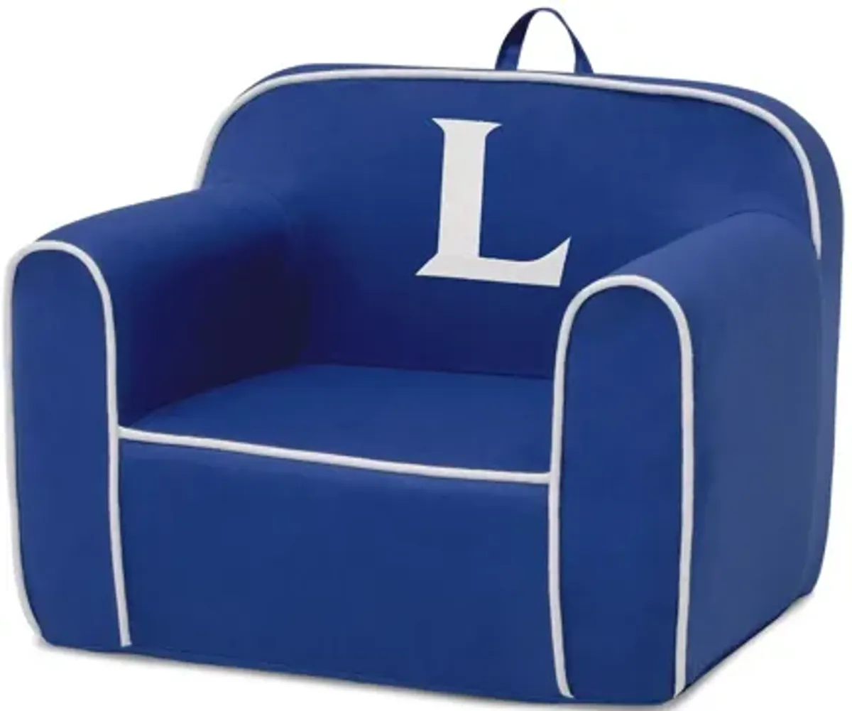 Cozee Monogrammed Chair Letter "L"