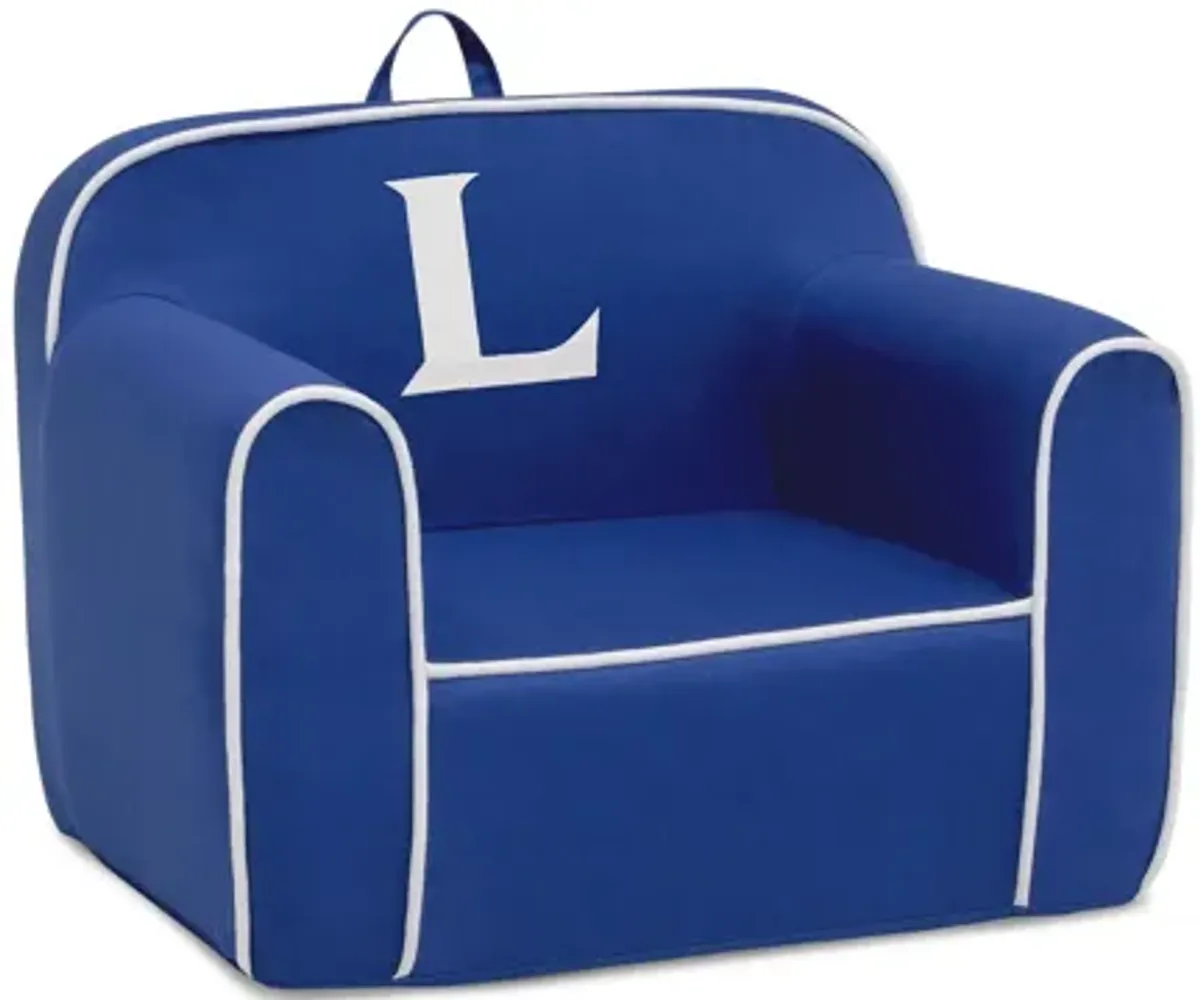 Cozee Monogrammed Chair Letter "L"