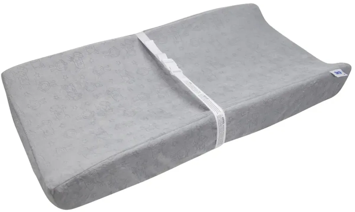 Serta Perfect Sleeper Changing Pad with Plush Cover Set in Gray by Delta Enterprises