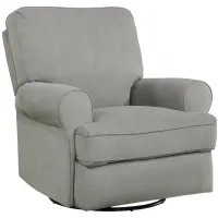 Baby Relax Mabel Swivel Gliding Recliner in Gray by DOREL HOME FURNISHINGS