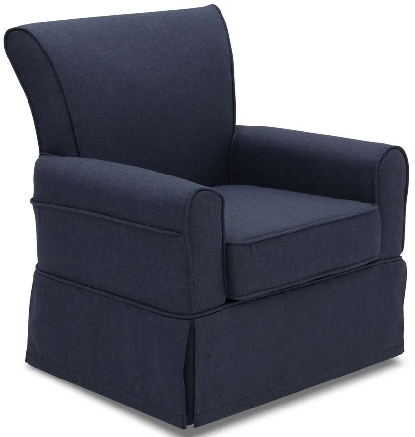 Epic Nursery Glider Swivel Rocker Chair by Delta Children in Sailor Blue by Delta Enterprises