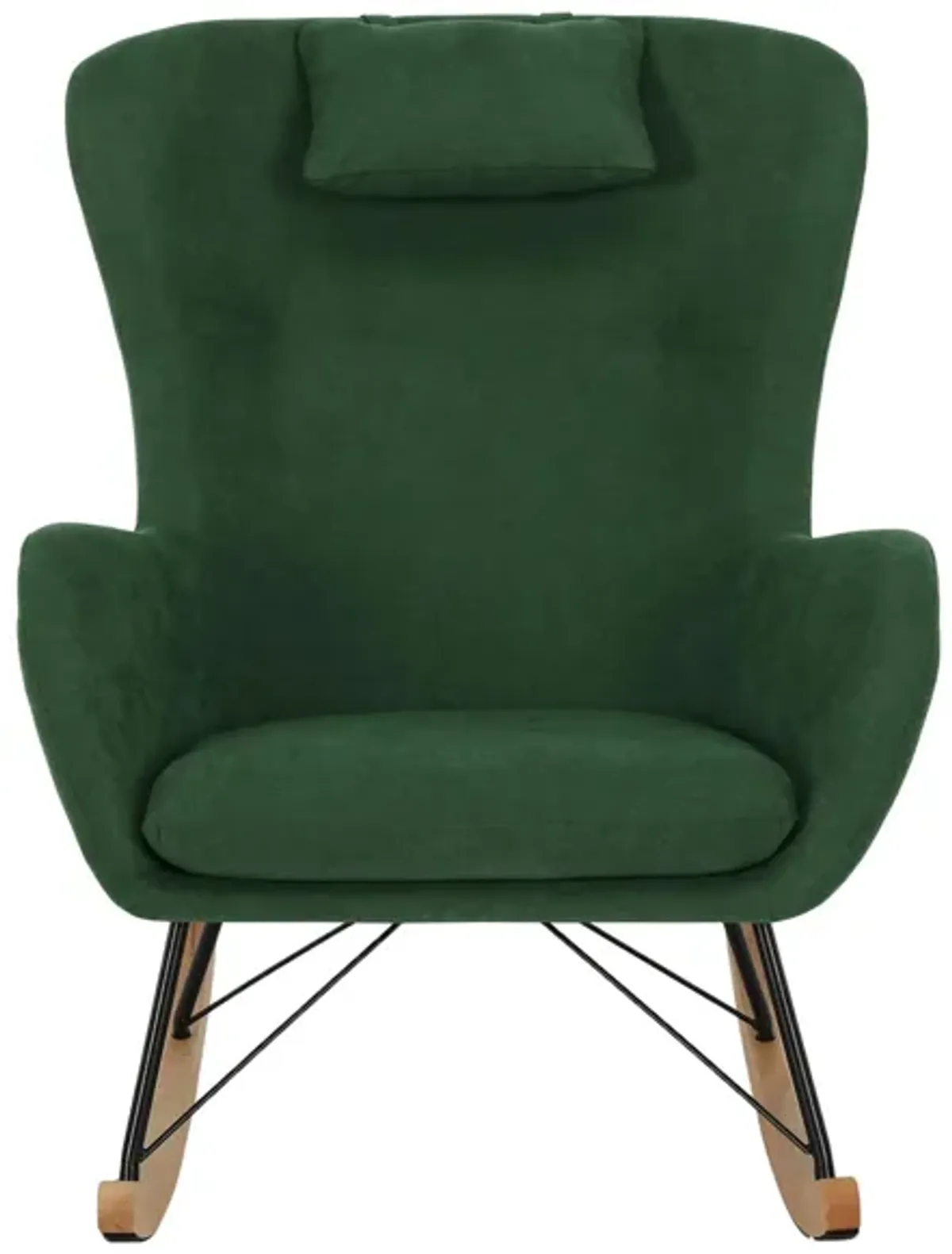 Baby Relax Margot Rocker Chair in Green by DOREL HOME FURNISHINGS