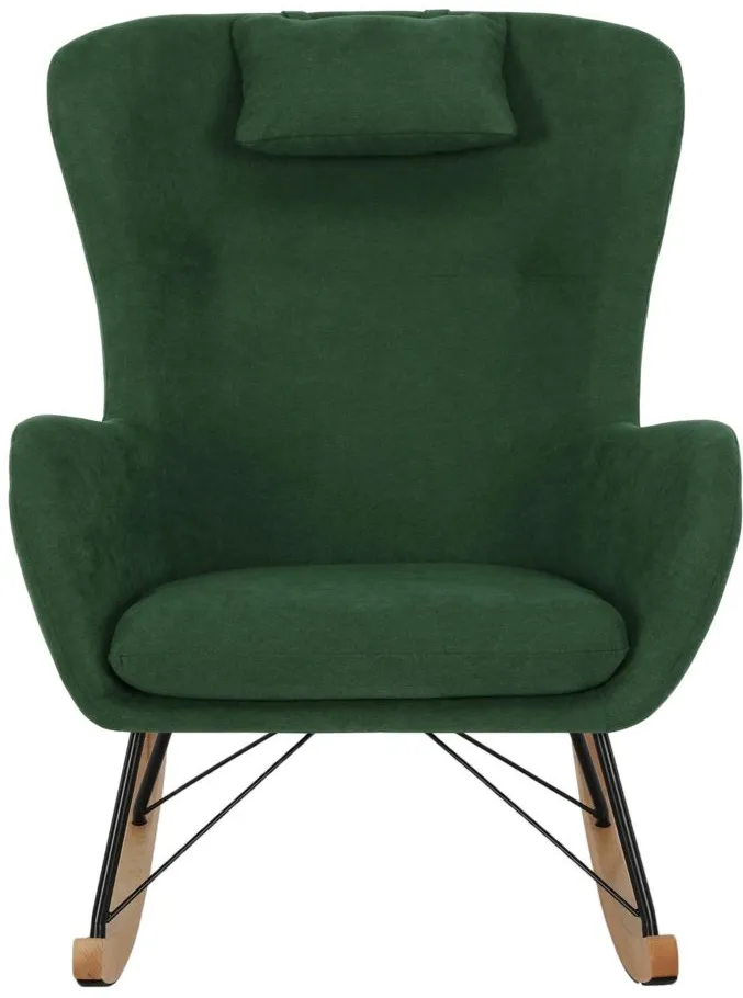 Baby Relax Margot Rocker Chair in Green by DOREL HOME FURNISHINGS
