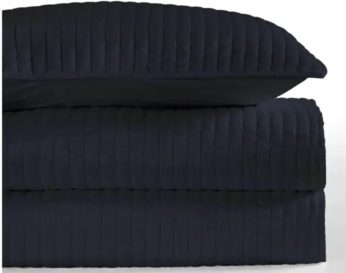 Satin Channel 3-pc. Quilt Set