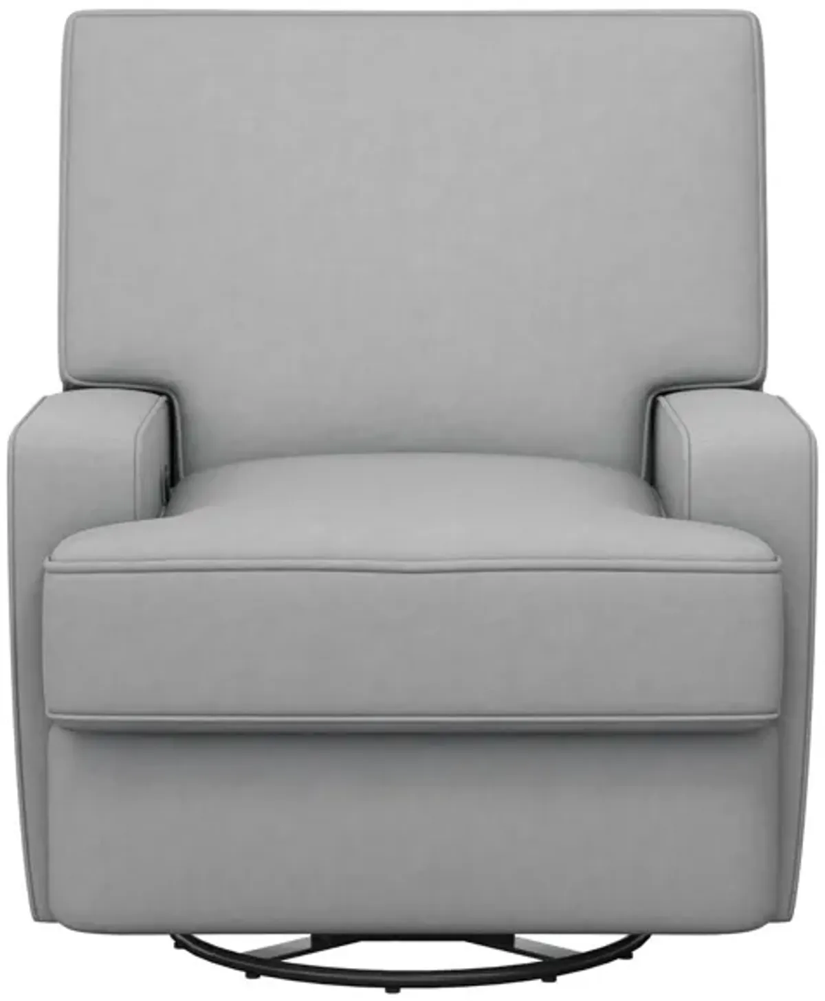 Baby Relax Rufus Swivel Glider Recliner in Gray by DOREL HOME FURNISHINGS