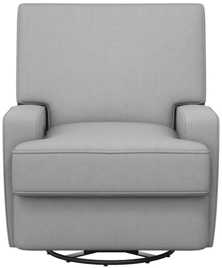 Baby Relax Rufus Swivel Glider Recliner in Gray by DOREL HOME FURNISHINGS