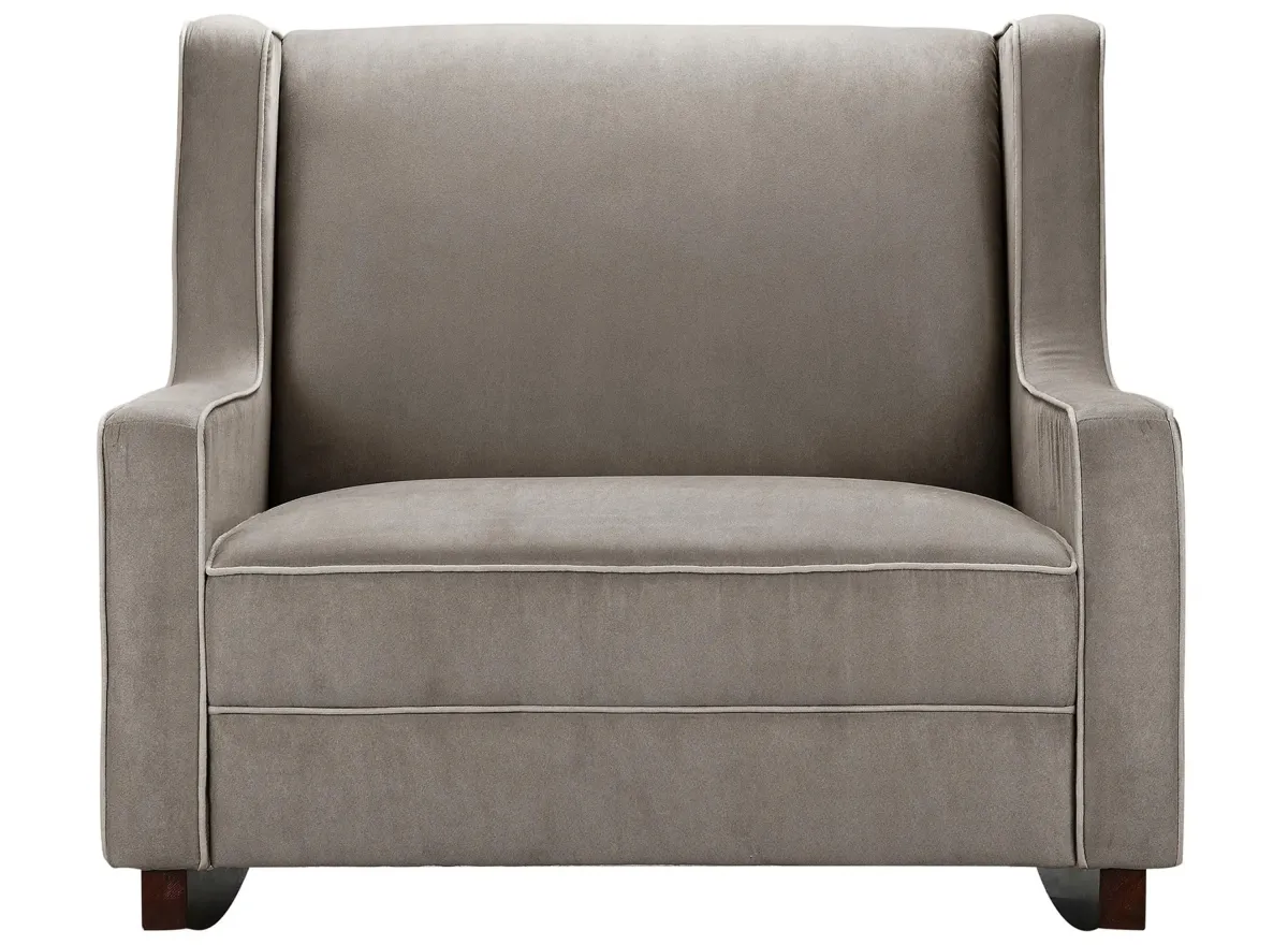 Baby Relax Halo Double Rocker in Taupe by DOREL HOME FURNISHINGS