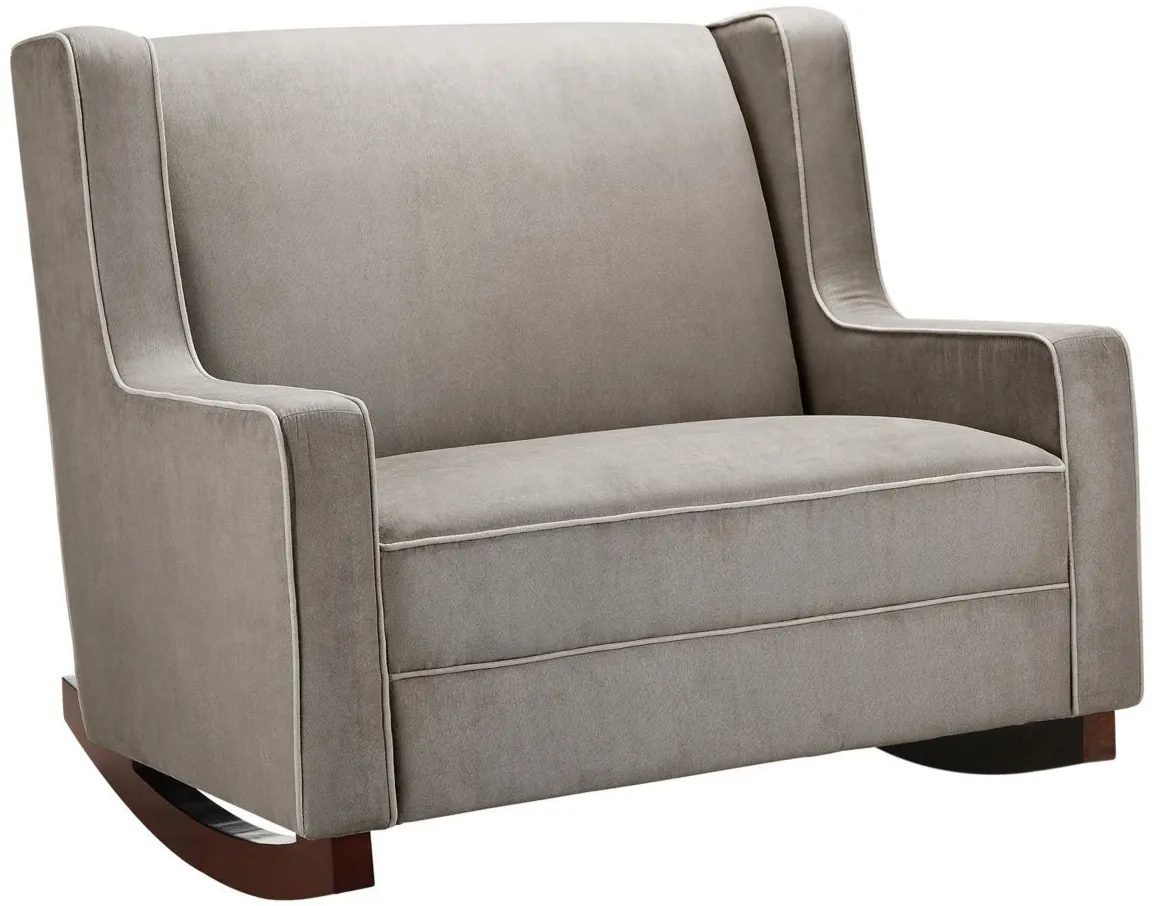 Baby Relax Halo Double Rocker in Taupe by DOREL HOME FURNISHINGS