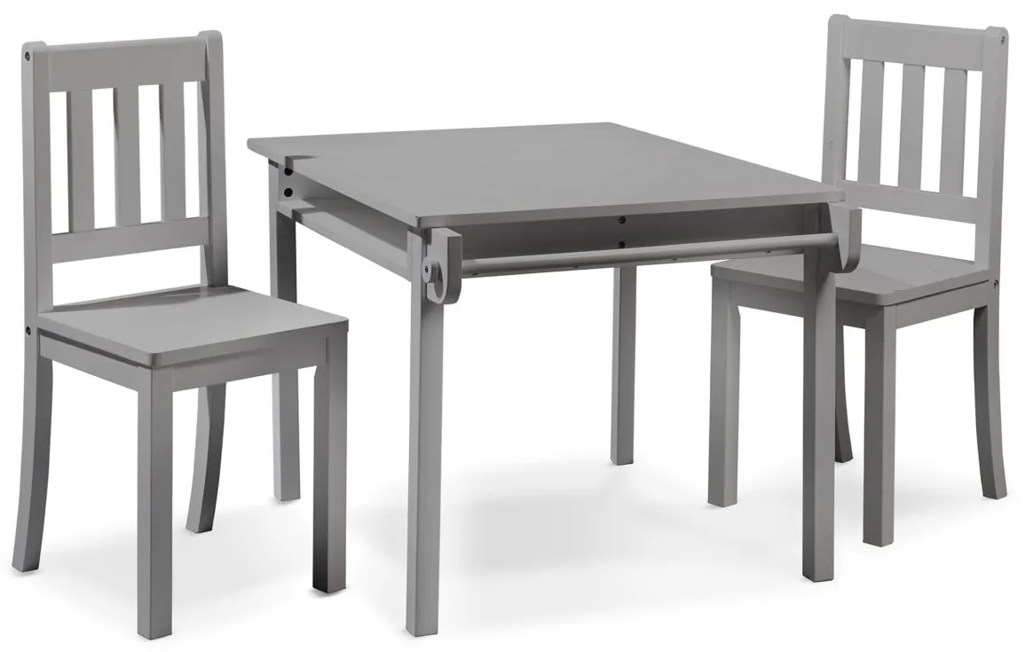 Imagination Table & Chair Set in Gray by Sorelle Furniture