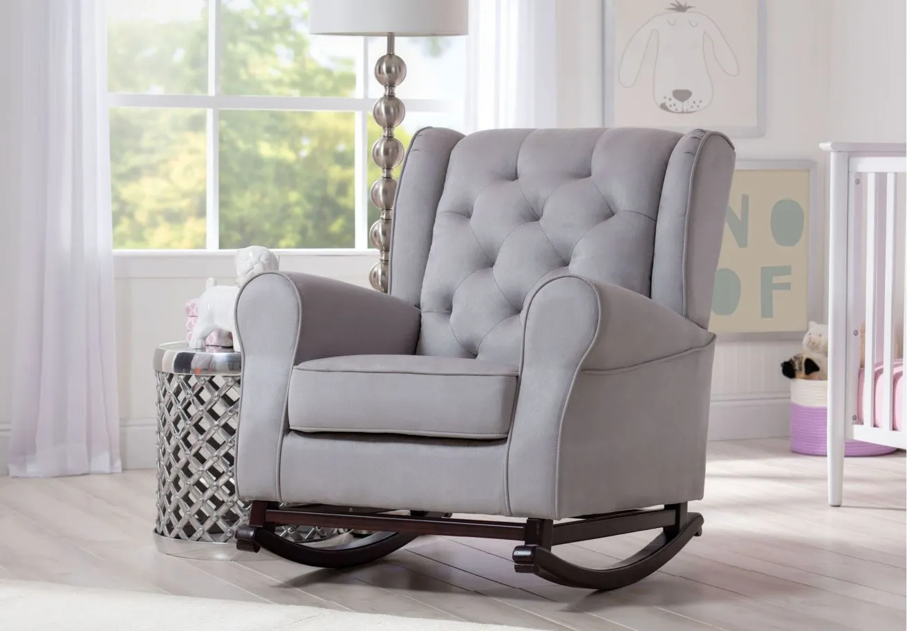 Emma Nursery Rocking Chair by Delta Children in Dove Gray by Delta Enterprises