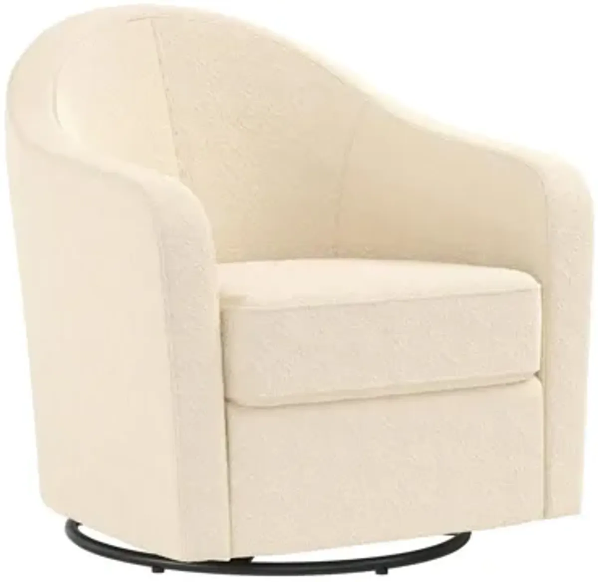 Gentle Swivel Curved Nursery Chair