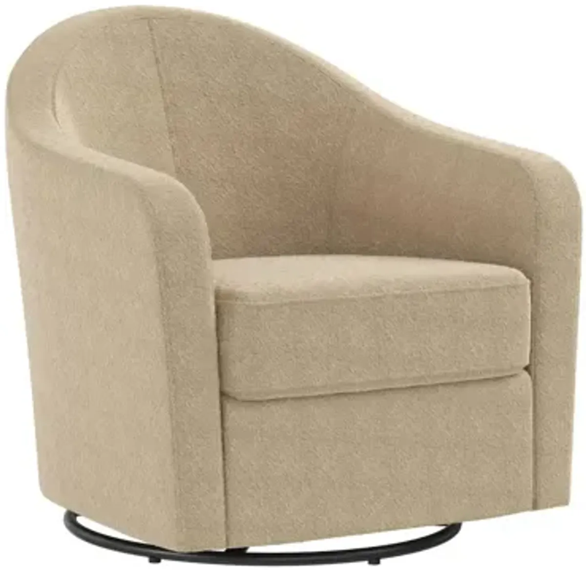 Gentle Swivel Curved Nursery Chair