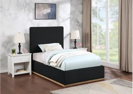 Monaco Twin Bed in Gray by Meridian Furniture