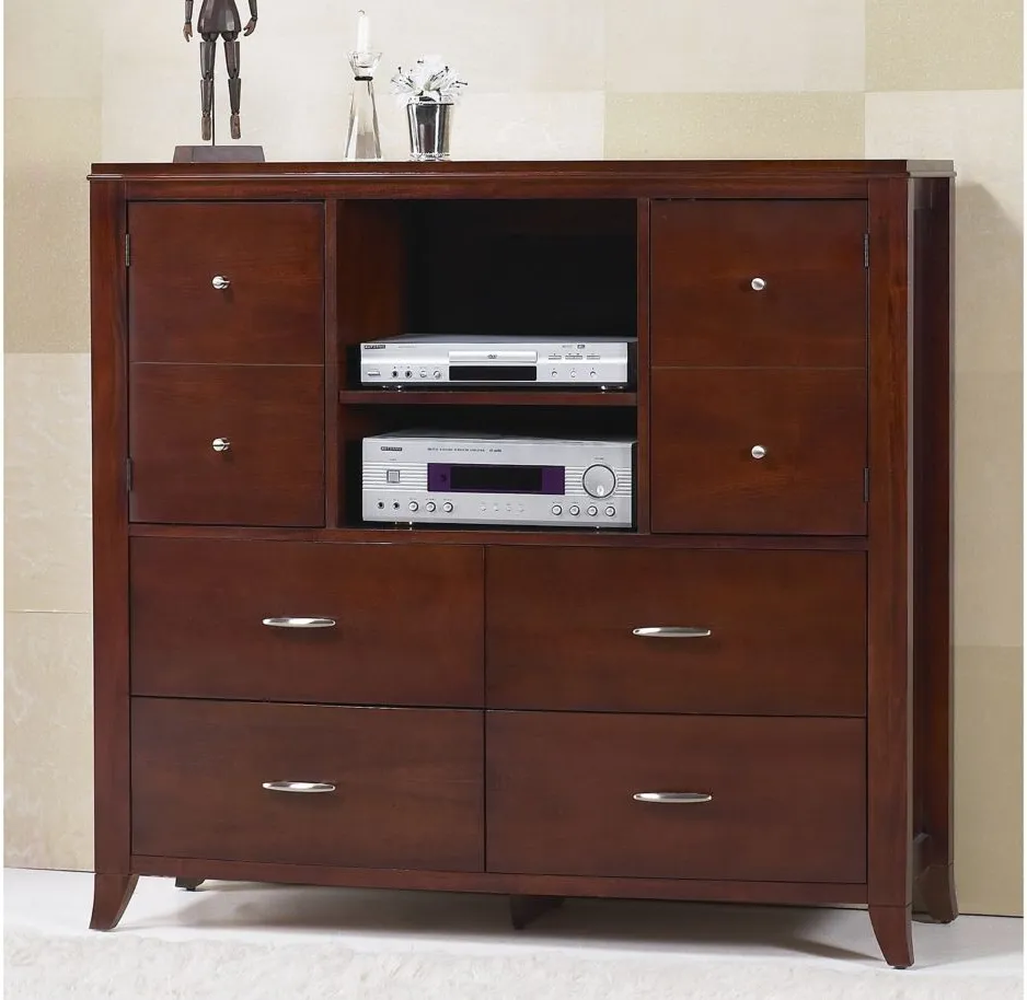 Sullivan Media Chest in Cinnamon by Bellanest