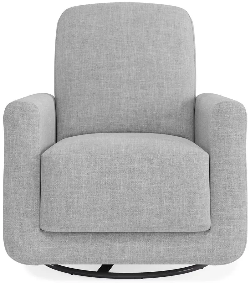 Step Swivel Nursery Chair with USB Charger in Light Gray by DOREL HOME FURNISHINGS