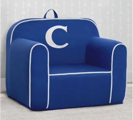 Cozee Monogrammed Chair Letter "C" in Navy/White by Delta Children