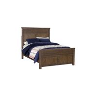 Cambridge Panel Bed in Brown by Samuel Lawrence