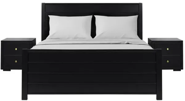 Caroline Platform Bed with 2 Nightstands