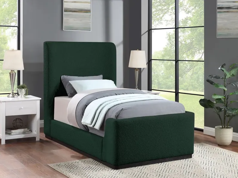 Oliver Twin Bed in Gray by Meridian Furniture