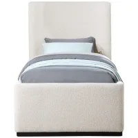 Oliver Twin Bed in Gray by Meridian Furniture