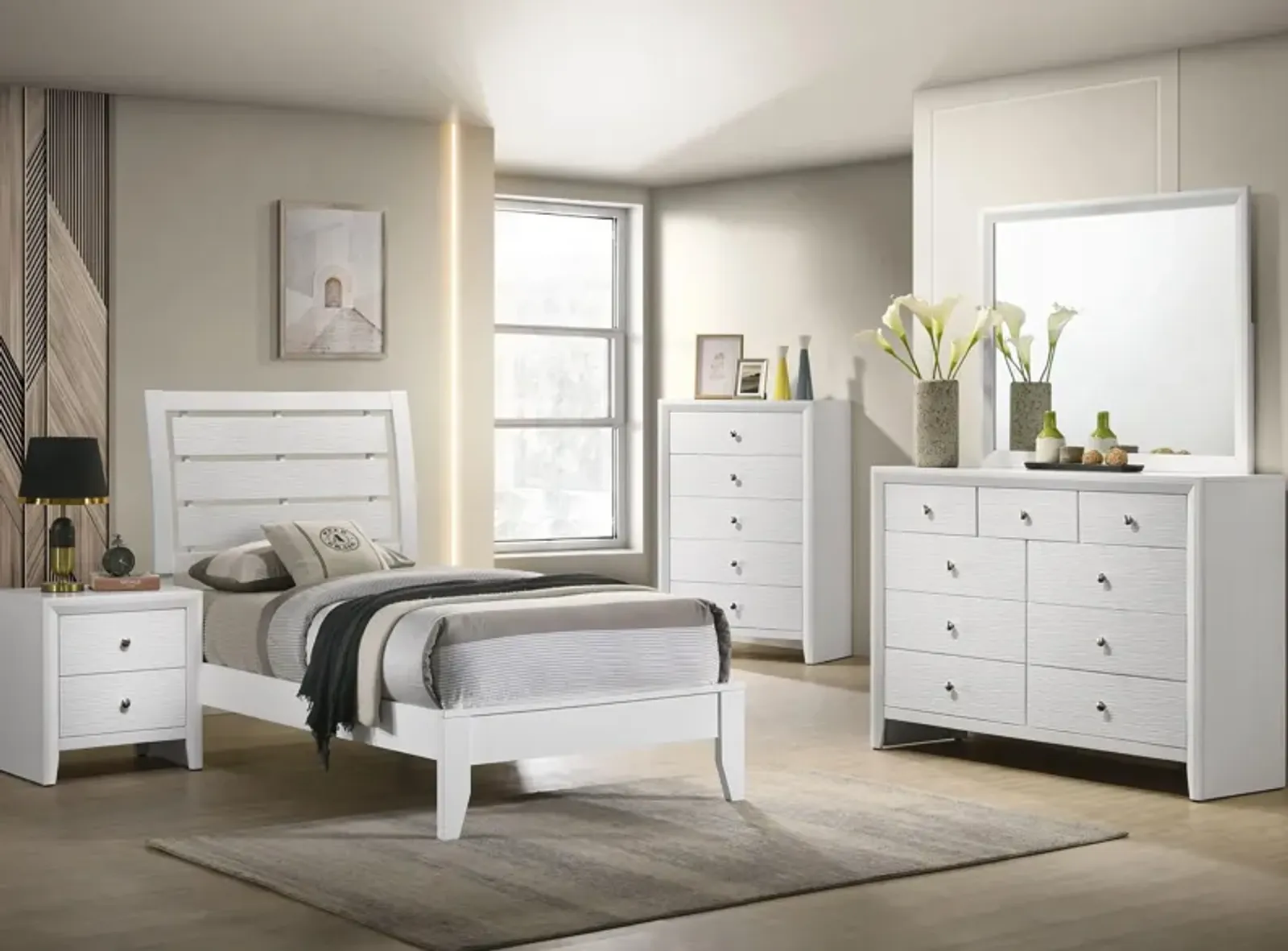 Evan 5-Pc Twin Bedroom Set