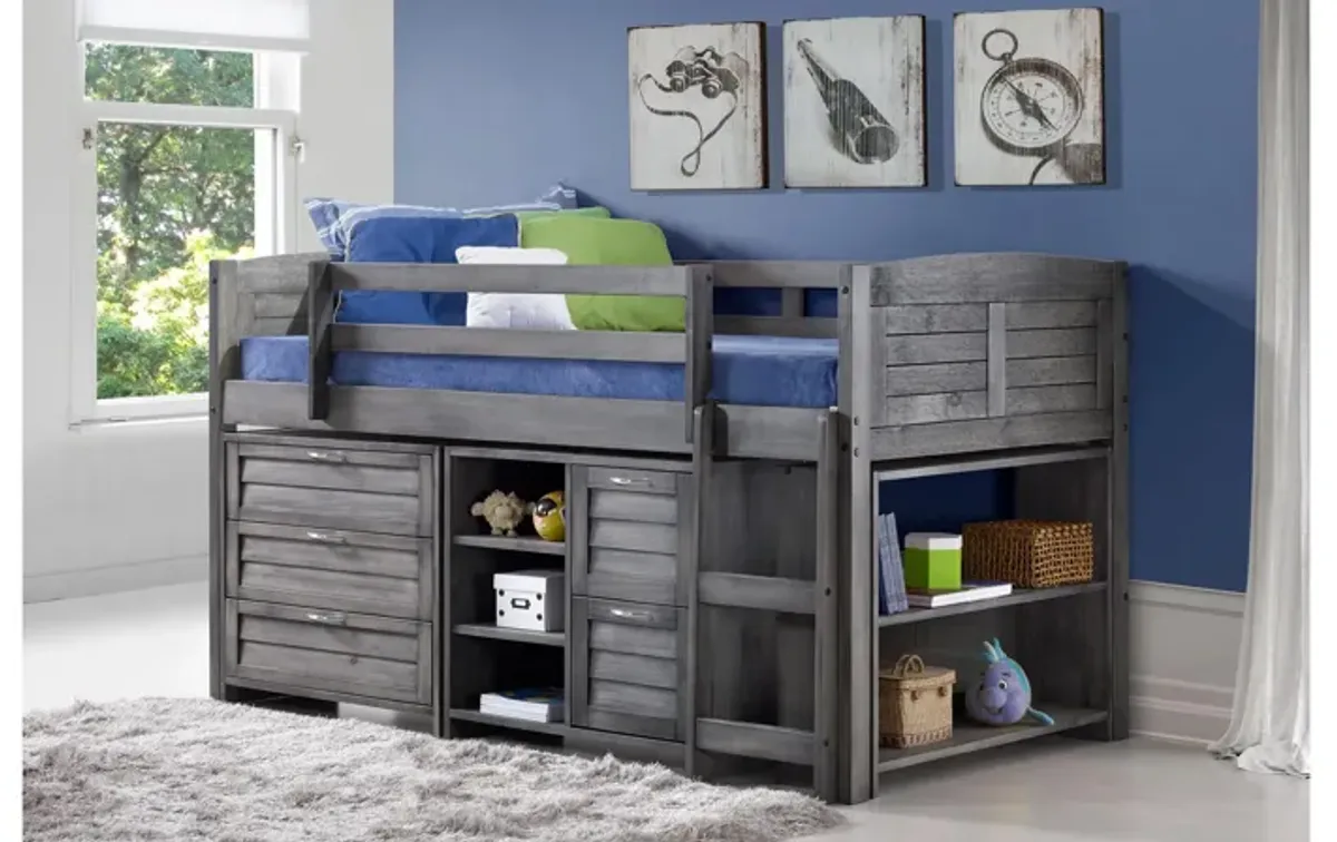 Donco Louver Low Loft Bed