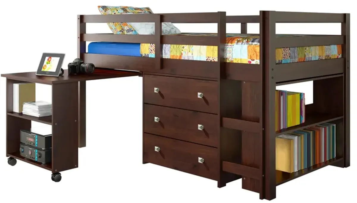 Donco Low Loft Bed