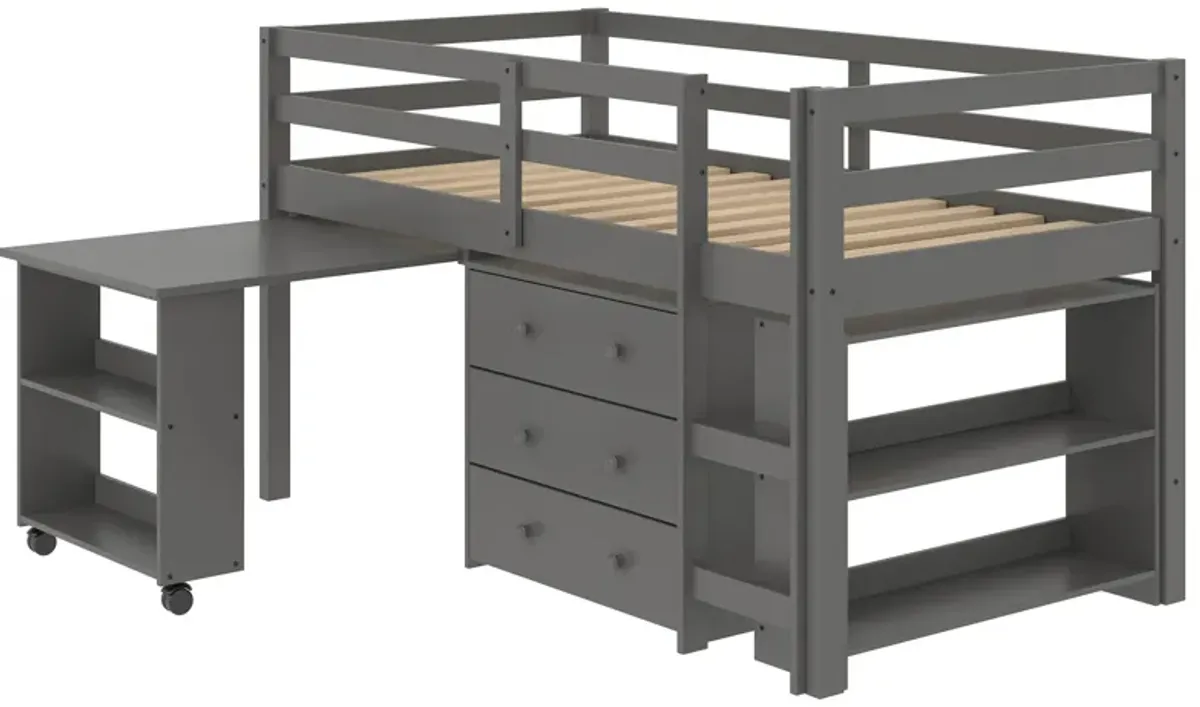 Donco Low Loft Bed